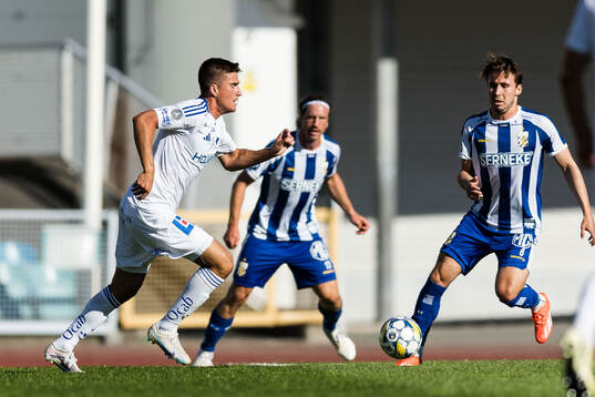 IFK Norrköpings Carl Björk och IFK Göteborgs Anders