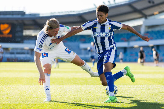 IFK Norrköpings Daniel Fritz Eid och IFK Göteborgs Thomas