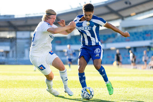 IFK Norrköpings Daniel Fritz Eid och IFK Göteborgs Thomas
