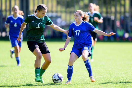 Ines Fredlund, Malmö FF Akademi och Matilda Warne,