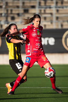 Häckens Hanna Wijk och KIF Örebros Wilma Öhman