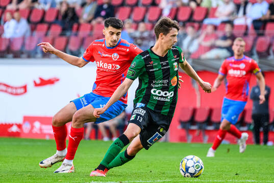 Helsingborgs Amar Muhsin och Varbergs Olle Edlund