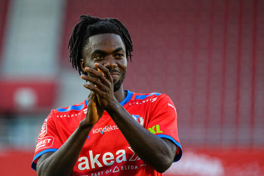Helsingborgs Benjamin Acquah jublar