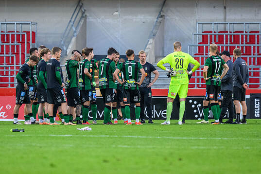 Varbergs spelare deppar