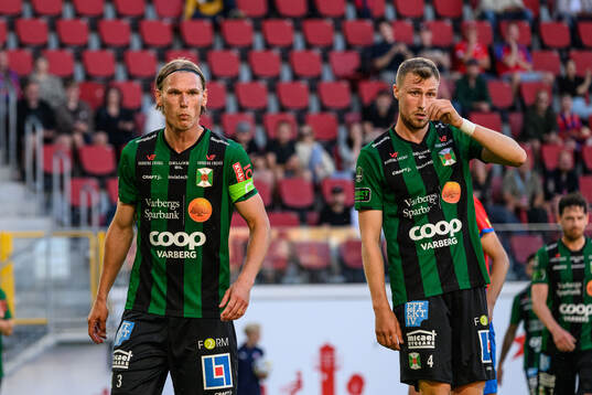Varbergs Hampus Zackrisson och Niklas Dahlström deppar