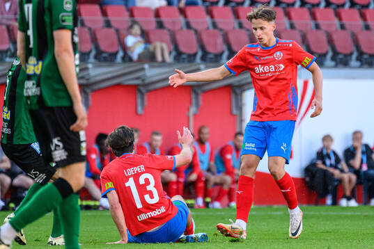 Helsingborgs Wilhelm Loeper och Lukas Kjellnäs