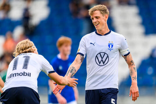 Malmö FFs Sebastian Nanasi och Søren Rieks