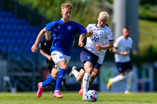 Lyngbys Gustav Fraulo och Malmö FFs Otto Rosengren