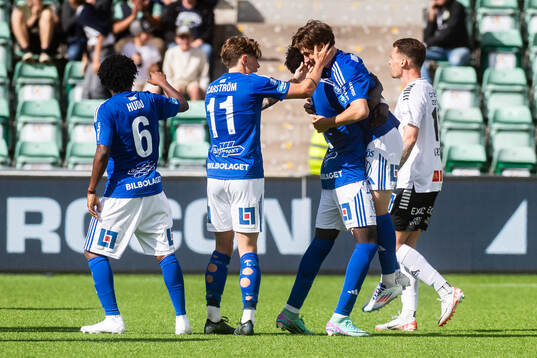 GIF Sundsvalls Johan Bengtsson jublar