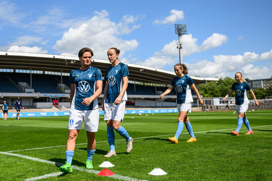 Malmö FFs Ema Paljevic, Anna Plantin och Matilda Eriksson
