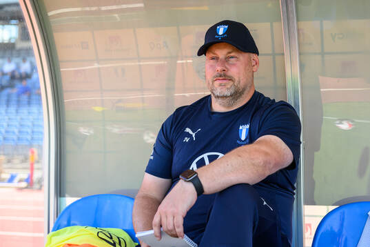 Malmö FFs tränare Jonas Valfridsson