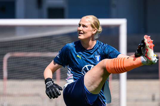 Malmö FFs målvakt Kathrine Østergaard Larsen