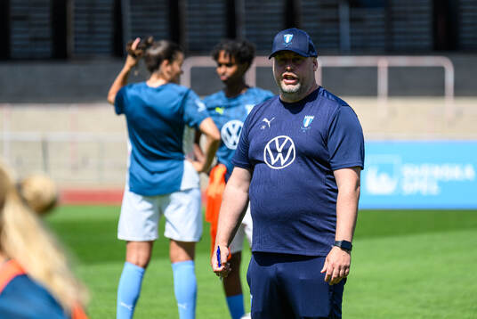 Malmö FFs tränare Jonas Valfridsson