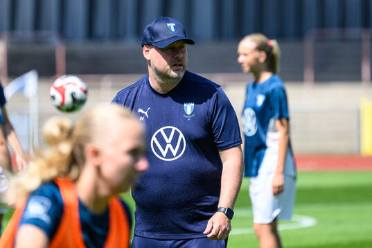 Malmö FFs tränare Jonas Valfridsson