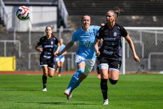 Malmö FFs Anna Plantin och Alingsås Felicia De Feo