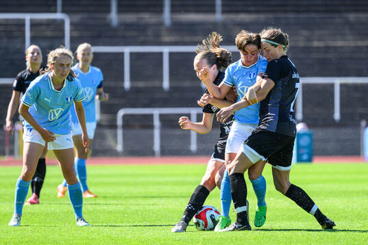 Malmö FFs Matilda Eriksson Kristell och Ema Paljevic
