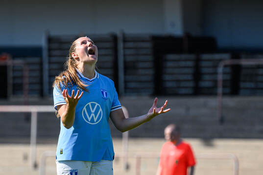 Malmö FFs Linnea Svensson deppar