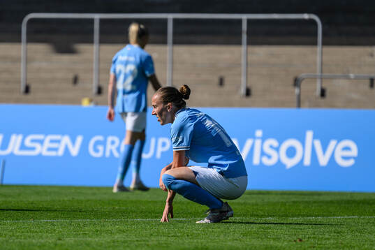 Malmö FFs Anna Plantin deppar