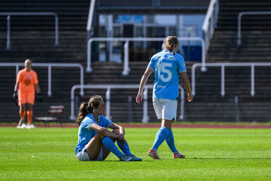 Malmö FFs Matilda Eriksson Kristell och Agnes Mårtensson