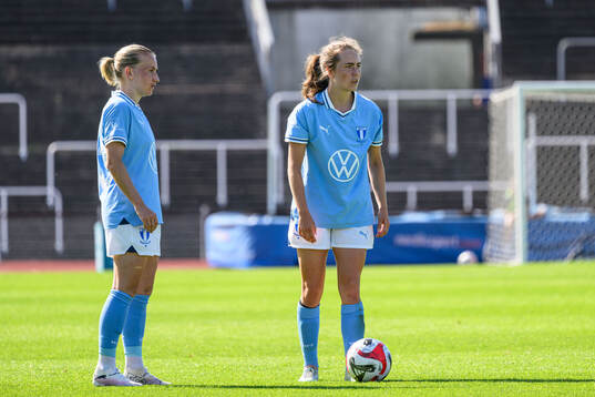 Malmö FFs Sofia Wännerdahl och Matilda Eriksson Kristell