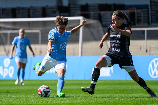 Malmö FFs Ema Paljevic och Alingsås Tove Lorén