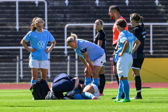 Malmö FFs Matilda Eriksson Kristell, Sanna Kullberg och