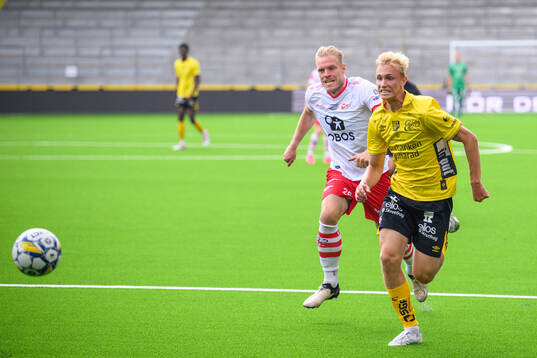 Fredrikstads Mads Nielsen och Elfsborgs Leo Östman