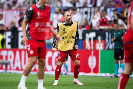 Christian Eriksen of Denmark