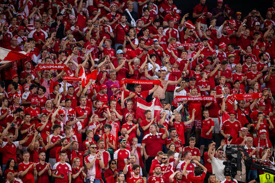 Supporters of Denmark