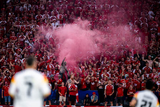 Supporters of Denmark