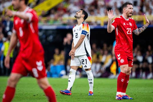 Ilkay Gundogan of Germany looks dejected