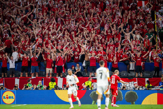 Supporters of Denmark