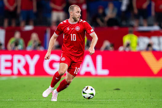 Christian Eriksen of Denmark