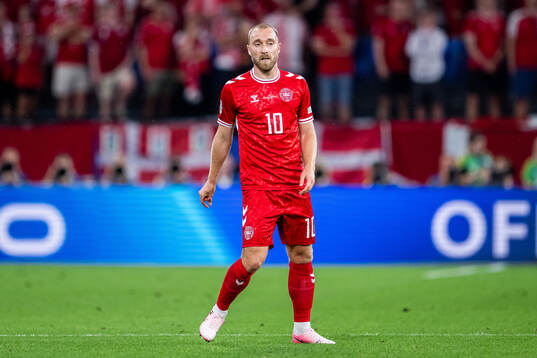 Christian Eriksen of Denmark