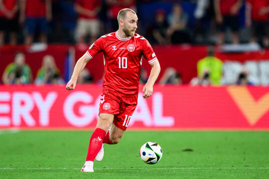 Christian Eriksen of Denmark