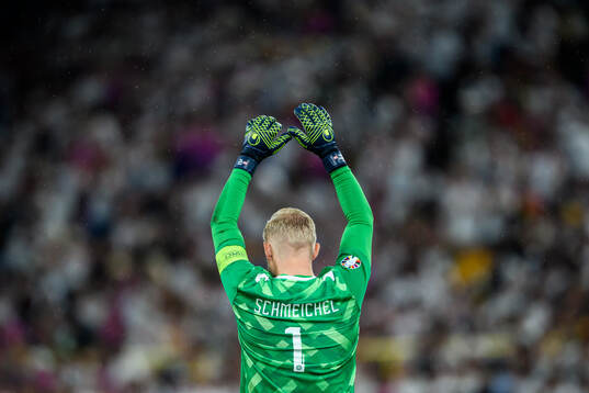 goalkeeper Kasper Schmeichel of Denmark