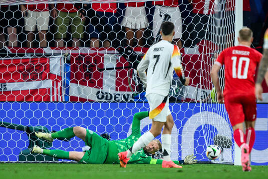 Kai Havertz of Germany scores 1-0