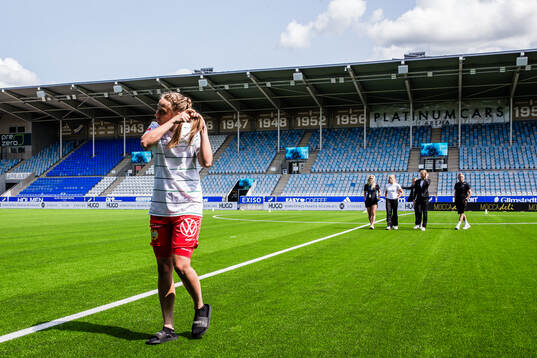Hammarbys målvakt Anna Tamminen