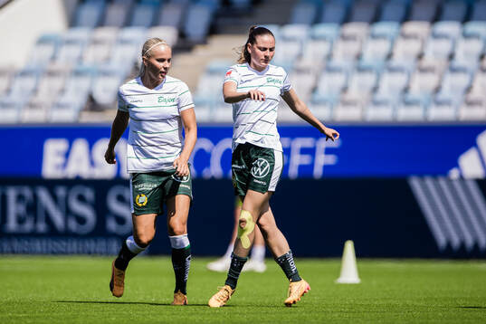 Hammarbys Stina Lennartsson och Smilla Vallotto