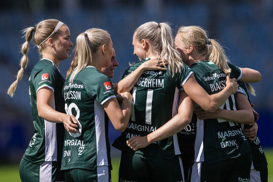 Hammarbys Ellen Wangerheim jublar