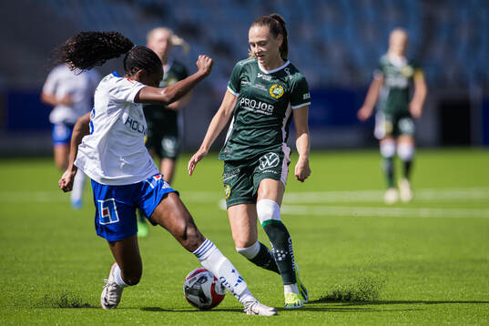 IFK Norrköpings Maya Aliyah Antoine och Hammarbys Vilde