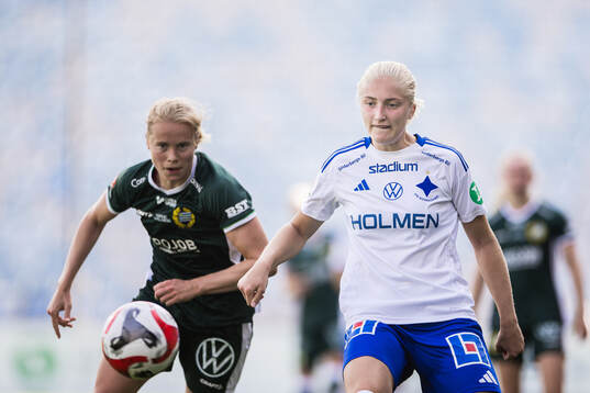 IFK Norrköpings Sabina Ravnell och Hammarbys Smilla