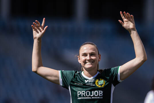Hammarbys Vilde Hasund jublar