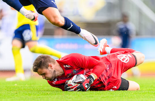 Ängelholms målvakt Robin Streifert