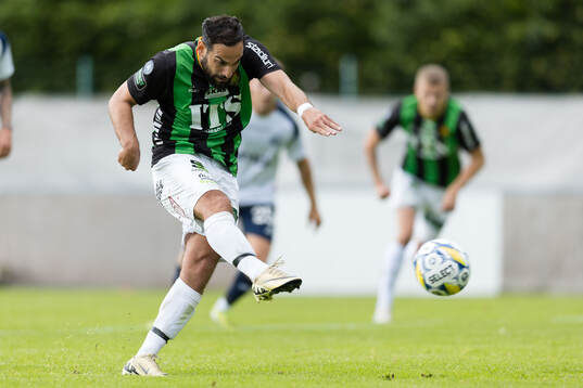 GAISs Mervan Celik skjuter 2-1 på straff