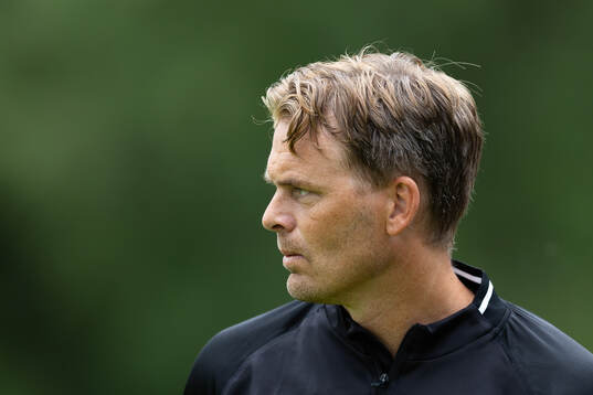 GAIS tränare Fredrik Holmberg innan träningsmatchen i