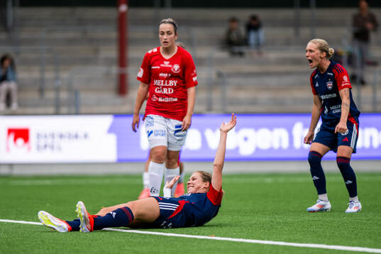 FC Rosengårds Rebecca Knaak jublar