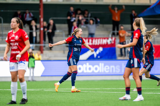 FC Rosengårds Ria Noora Minerva Öling jublar