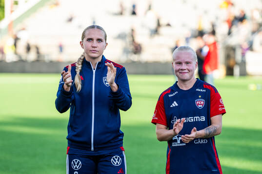 FC Rosengårds Ria Noora Minerva Öling och Anni
