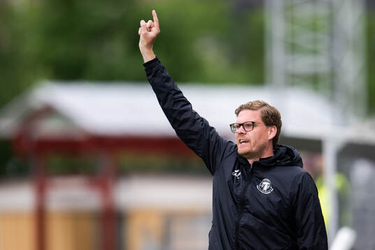 Trelleborgs tränare Joakim Felldin
